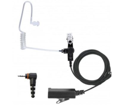 Atlantic Radio AT+2W-H8 In-Ear Dual Wire Earpiece with Lapel PTT & Microphone