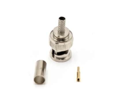 Atlantic Radio BNC-Male Connector Crimp Plug for RG-58C/U Cable