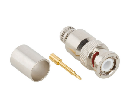 Atlantic Radio BNC Male Crimp Connector for LMR400