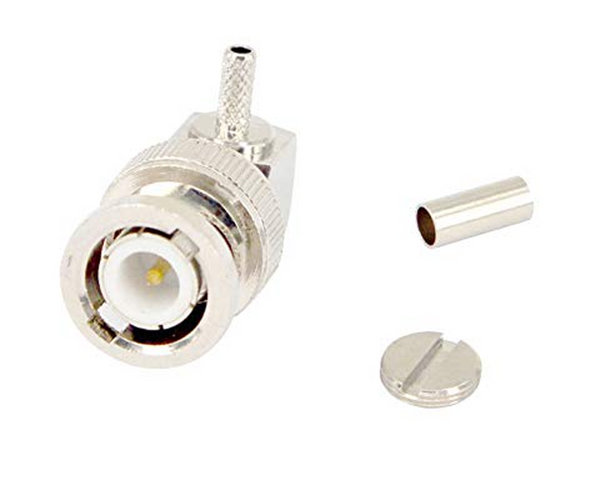 Atlantic Radio BNC Male Right Angle Crimp RF Connector RG142 LMR195 RG58 RG400 LMR200 Cable Atlantic Radio BNC Male Right Angle Crimp RF Connector RG142 LMR195 RG58 RG400 LMR200 Cable