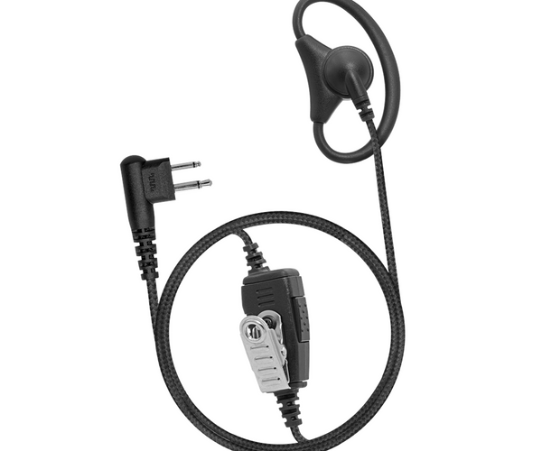 Atlantic Radio DRA1W-M 1-Wire D-Ring Adjustable Earpiece Atlantic Radio DRA1W-M 1-Wire D-Ring Adjustable Earpiece