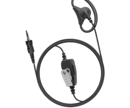 Atlantic Radio DRA1W-Y6 1-Wire D-Ring Adjustable Earpiece