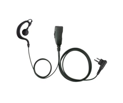 Atlantic Radio EH1WB-H4 (ECO) 1-Wire Ear Hook Earpiece with PTT/MIC