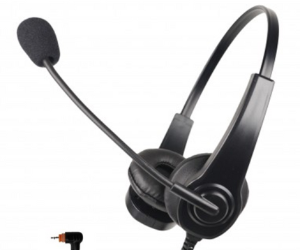 Atlantic Radio HSD-M14 Lightweight Dual Muff Adjustable Headset
