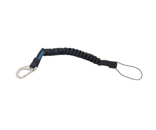 Cetacea NMSMCT2 Two Way Radio Lanyard - Robust Coiled Webbing - Black Cetacea NMSMCT2 Two Way Radio Lanyard - Robust Coiled Webbing - Black