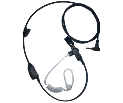 Hytera EAS07 Earpiece with Acoustic Tube and In-line PTT