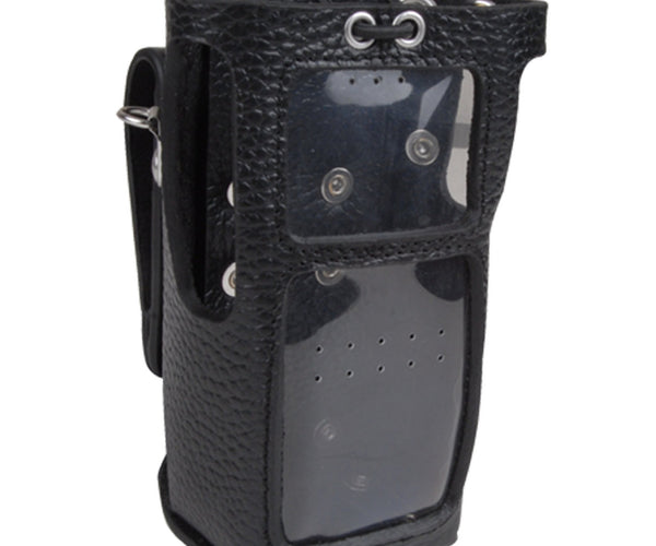 Hytera LCY006 Leather Carrying Case With LCD Display and Keypad, For Thick Battery Hytera LCY006 Leather Carrying Case With LCD Display and Keypad, For Thick Battery