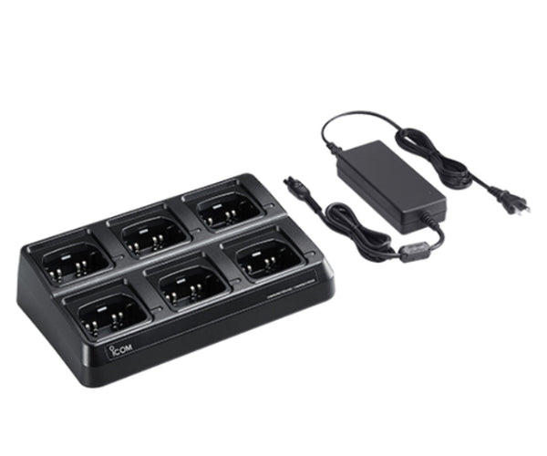 Icom BC214 6-Unit Charger for Portable Two-Way Radios Icom BC214 6-Unit Charger for Portable Two-Way Radios