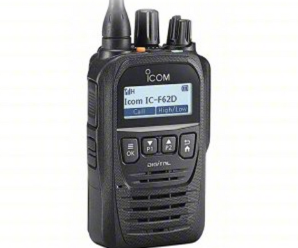 Icom F62D UHF Portable Two-Way Radio with Bluetooth