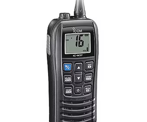 Icom M37 VHF Marine Floating Handheld Radio | 6 Watts Icom M37 VHF Marine Floating Handheld Radio | 6 Watts