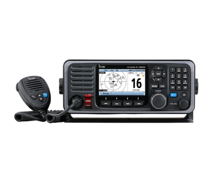 Icom M605 VHF Fixed Mount Radio - Flexible System with Color Display