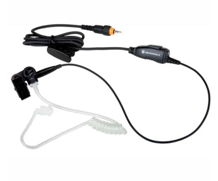 Motorola HKLN4487A CLP Surveillance Style Earpiece with Inline PTT