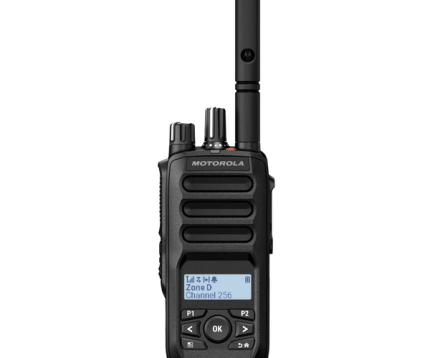 Motorola R5 Portable Two-Way Radio with Display and Limited Keypad