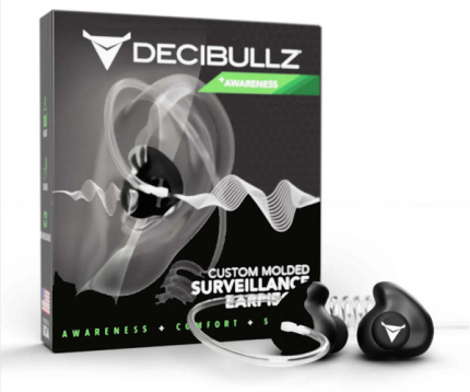 Motorola RTL-RDO-AWA-BLK-KIT-PKG-1 Custom Moldable Surveillance Awareness Earpiece Adapter Plus Surveillance Style Earpiece