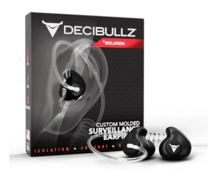 Motorola RTL-RDO-ISO-BLK KIT PKG-1 Custom Moldable Surveillance Isolation Earpiece Adapter Plus Surveillance Style Earpiece