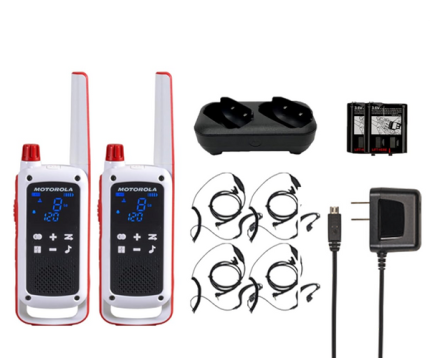 Motorola TALKABOUT T478 Emergency Walkie Talkie - American Red Cross Licensed Product