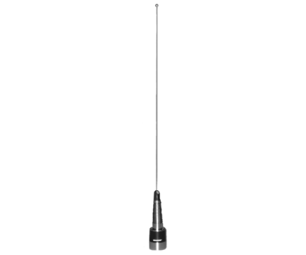 PCTEL MWV1365S VHF (136-174MHz) Wideband Antenna with Spring for Mobiles