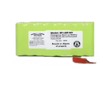 Ritron BP-LM8-MH Replacement Back-up Rechargeable Battery